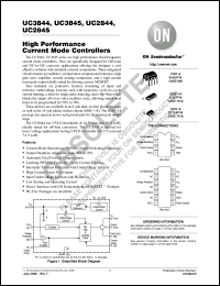 Click here to download UC2844DR2G Datasheet