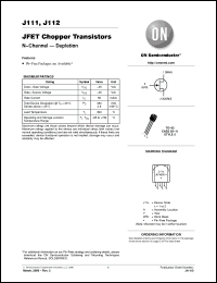 Click here to download J111RLRP Datasheet