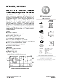 Click here to download NCV3065MNTXG Datasheet