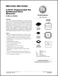 Click here to download NBC12429A Datasheet