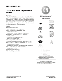 Click here to download MC100LVEL12_06 Datasheet