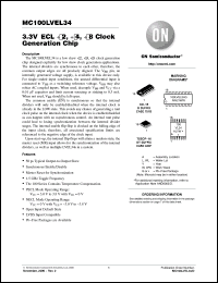 Click here to download MC100LVEL34 Datasheet