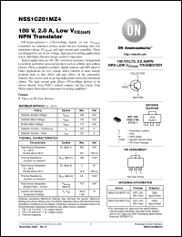 Click here to download NSS1C201MZ4 Datasheet