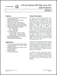 Click here to download CM1631 Datasheet