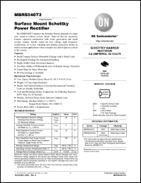 Click here to download MBRS540T3_05 Datasheet