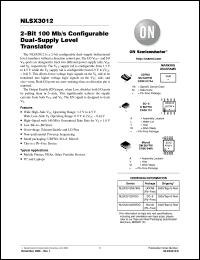 Click here to download NLSX3012DR2G Datasheet