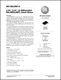 Click here to download MC100LVEP14_06 Datasheet