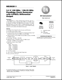 Click here to download NB3N3011DTR2G Datasheet
