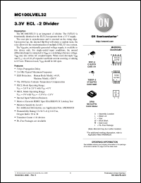 Click here to download MC100LVEL32DTR2 Datasheet
