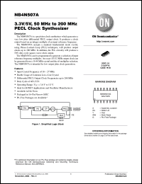 Click here to download NB4N507A Datasheet