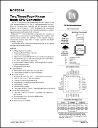 Click here to download NCP5314_07 Datasheet