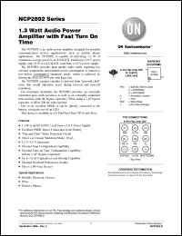 Click here to download NCP2892BFCT2G Datasheet