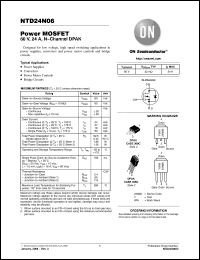 Click here to download NTD2406-1 Datasheet