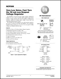 Click here to download NCP508MN25TBG Datasheet