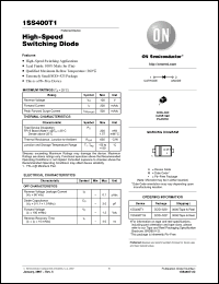 Click here to download 1SS400T1 Datasheet