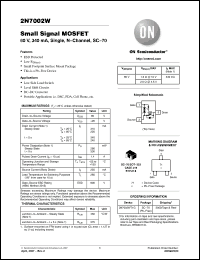 Click here to download 2N7002WT1G Datasheet