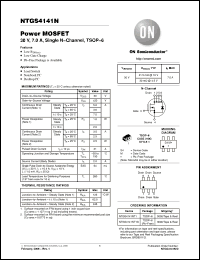 Click here to download NTGS4141N Datasheet