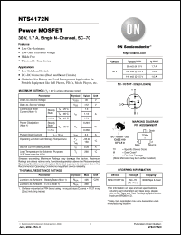 Click here to download NTS4172N Datasheet