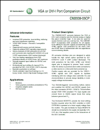 Click here to download CM2009-05CP Datasheet