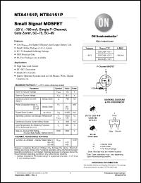 Click here to download NTE4151P Datasheet