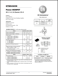 Click here to download NTMS4503N Datasheet