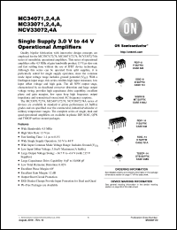 Click here to download NCV33072DR2G Datasheet