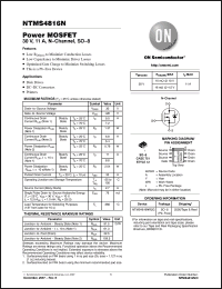 Click here to download NTMS4816N Datasheet