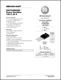 Click here to download MBR40H100WT Datasheet