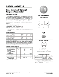 Click here to download NST45010MW6T1G Datasheet