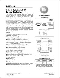 Click here to download NCP5218MNR2G Datasheet
