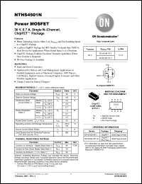Click here to download NTHS4501N Datasheet