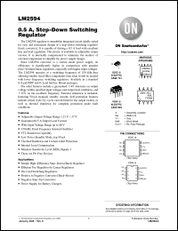 Click here to download LM2594PADJG Datasheet