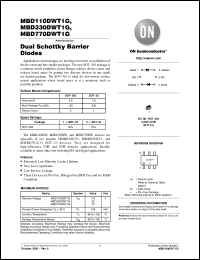 Click here to download MBD110DWT1G_07 Datasheet
