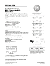 Click here to download NUF6401MN Datasheet