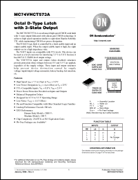 Click here to download MC74VHCT573A_06 Datasheet
