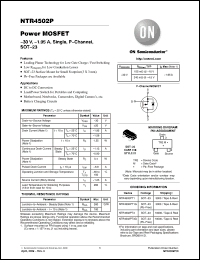 Click here to download NTR4502P Datasheet