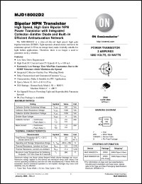 Click here to download MJD18002D2 Datasheet