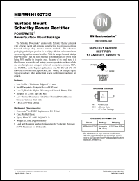 Click here to download MBRM1H100T3G Datasheet