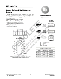 Click here to download MC10H173 Datasheet