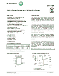 Click here to download CAT4137TD-T3 Datasheet