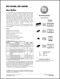 Click here to download MC14049BFEL Datasheet