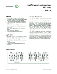 Click here to download CM1216-08MR Datasheet