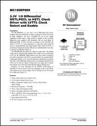 Click here to download MC100EP809_06 Datasheet