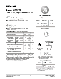 Click here to download NTS4101P Datasheet