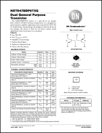 Click here to download NST847BDP6T5G Datasheet