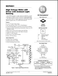 Click here to download NCP5021 Datasheet