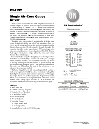 Click here to download CS4192 Datasheet