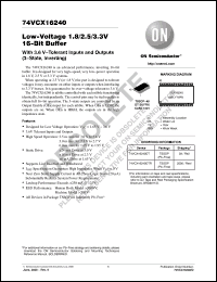 Click here to download 74VCX16240DT Datasheet