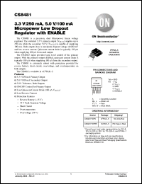 Click here to download CS8481YDP5 Datasheet