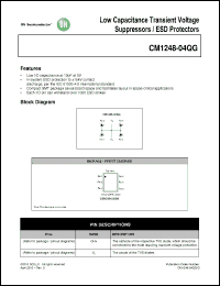 Click here to download CM1248-04QG Datasheet